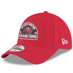 Walmart Men's New Era Red Tampa Bay Buccaneers 2024 NFC South Division Champions 9FORTY Adjustable Hat offer