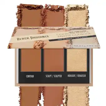 Walmart Black Radiance True Complexion Contour Palette Makeup - Light To Medium offer