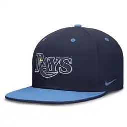 Walmart Men's Nike Navy/Light Blue Tampa Bay Rays True Primetime Two-Tone Performance Fitted Hat offer