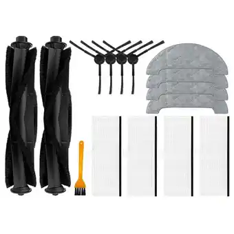 Walmart For Laresar for L6 Pro Vacuum Cleaner Parts Main Brush Side Brush Filter Mop Rag Kit offer