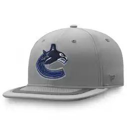 Walmart Men's Fanatics Gray Vancouver Canucks Authentic Pro Home Ice Snapback Hat offer