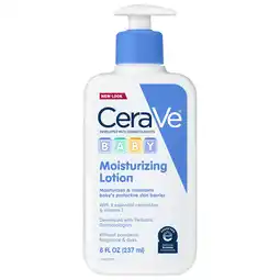 Walmart CeraVe Baby Lotion, Lightweight Moisturizing Face & Body Lotion for Baby and Toddler, 8 oz offer