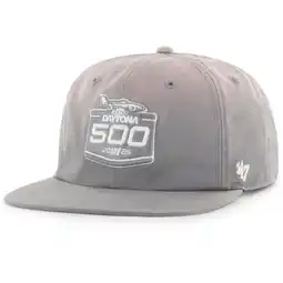 Walmart Men's '47 Gray 2025 Daytona 500 Sebasco Captain Snapback Hat offer