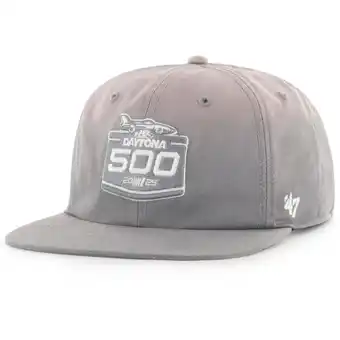 Walmart Men's '47 Gray 2025 Daytona 500 Sebasco Captain Snapback Hat offer