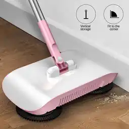 Walmart VBXOAE Hand Push Sweeper Household Lazy Three in One Suction Sweeper Cleaning Machine Floor Stall offer