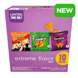 Walmart Frito-Lay Snacks Extreme Flavor Mix Variety Pack, 10 Count offer