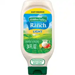 Walmart Hidden Valley Original Ranch Light Salad Dressing and Topping, 24 Ounce Bottle offer
