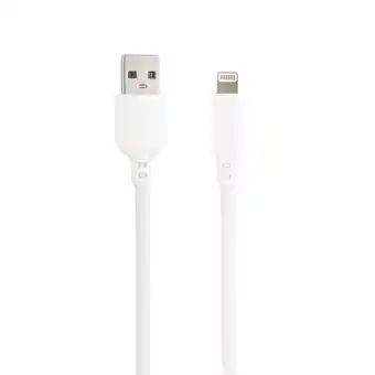 Walmart Onn 10ft Lightning to USB Charging Cable, MFI Certified, White offer
