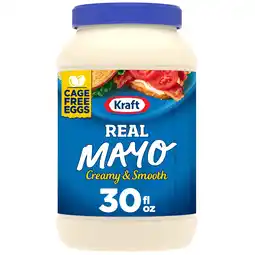 Walmart Kraft Real Mayo Creamy & Smooth Mayonnaise, for a Keto and Low Carb Lifestyle, 30 fl oz Jar offer