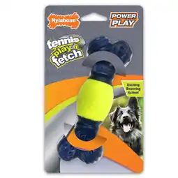 Walmart Nylabone Power Play Tennis Play 'n Fetch Interactive Dog Toy offer