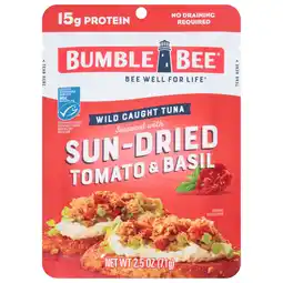 Walmart Bumble Bee Sun-Dried Tomato & Basil Seasoned Tuna, 2.5 oz Pouch offer