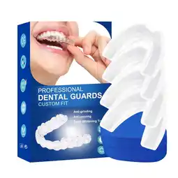 Walmart Senhorita BPA-Free Disposable Dental Night Guard for Nighttime Teeth Grinding, Includes 4 Pack offer