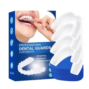 Walmart Senhorita BPA-Free Disposable Dental Night Guard for Nighttime Teeth Grinding, Includes 4 Pack offer