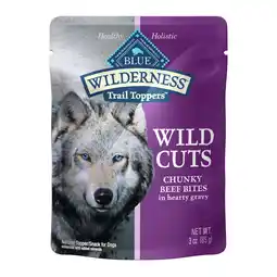 Walmart Blue Buffalo Wilderness Trail Toppers Wet Dog Food, Chunky Beef Bites in Hearty Gravy offer