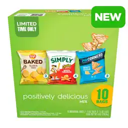 Walmart Frito-Lay Snacks Positively Delicious Mix Variety Pack, 10 Count offer