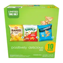 Walmart Frito-Lay Snacks Positively Delicious Mix Variety Pack, 10 Count offer