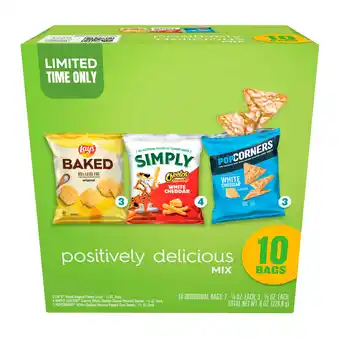 Walmart Frito-Lay Snacks Positively Delicious Mix Variety Pack, 10 Count offer