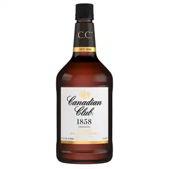 Walmart Canadian Club Premium Extra Aged 6 YR, Canadian Whisky, 1.75, Plastic Bottle, ABV 40.0% offer