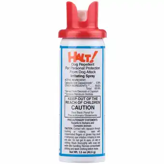 Walmart Unique Pet Repellent Halt! Dog Attack Deterrent Spray, 1.5 oz offer