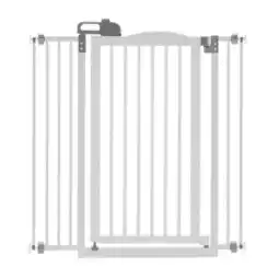Walmart Richell Tall One-Touch Pressure Mounted Pet Gate II, White offer
