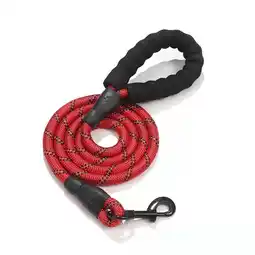 Walmart Dog Leash 10FT Large Pet Rope Heavy Duty Reflective Nylon Leads w/ Comfy Handle offer