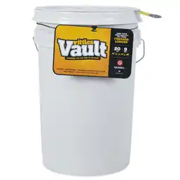 Walmart Gamma2 Vittles Vault Outback Dry Pet Food Storage Seal Bucket, Gray, 20 Pound Capacity offer