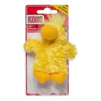 Walmart KONG Duck Low Stuffing Plush Dog Toy, Extra Small, Yellow offer