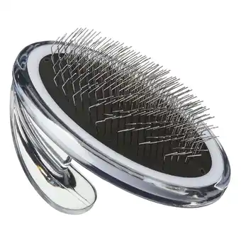 Walmart CONAIRPET Groom-Me Palm Slicker Brush for Most Animals Including dogs, cats, horses and small pets offer