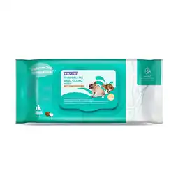 Walmart HICC Pet Sensitive Anal Gland Wipes for Dogs and Cats - 100 Count - Cleansing and Deodorizing offer