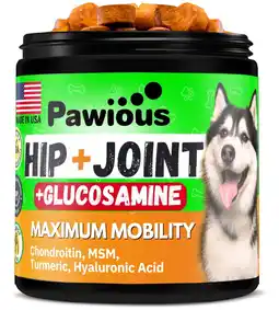 Walmart Pawious Hip and Joint Chews for Dogs - 120 ct. - Glucosamine for Dogs - Mobility Bites offer