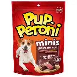 Walmart Pup Peroni Minis Dog Treats, Original Beef Flavor, 5.6 oz Bag offer