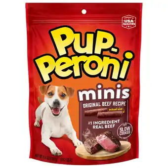 Walmart Pup Peroni Minis Dog Treats, Original Beef Flavor, 5.6 oz Bag offer
