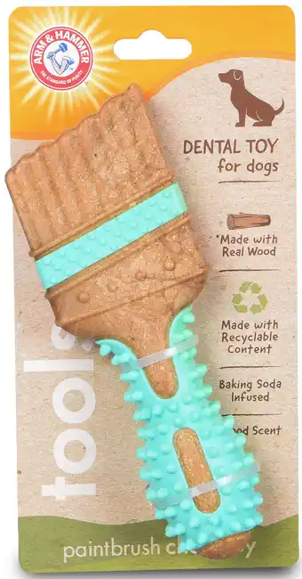 Walmart Arm & Hammer Tools 7.5 Wood Mix Paintbrush Durable Dental Dog Chew Toy offer