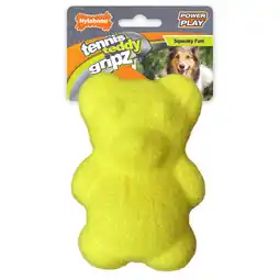 Walmart Nylabone Power Play Tennis Teddy Gripz Bear Dog Toy Medium/Wolf - Up to 35 lbs. (1 Count) offer