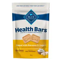 Walmart Blue Buffalo Health Bars Crunchy Dog Biscuits, Natural Dog Treats, Bananas & Yogurt 16 oz offer