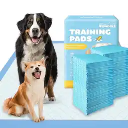 Walmart Powools Puppy Pads, Extra Large 6-Layer Super Absorbent Leak-Proof Pee Pads, 34 x 28, 98 Count offer