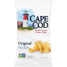 Walmart Cape Cod Potato Chips, Original Kettle Chips, 8 oz offer