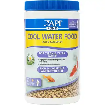Walmart API Pond Cool Water Food, Pond Fish Food, 11 oz offer
