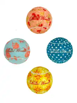Walmart Pioneer Woman 4 Pack Tennis Balls Dog Toys offer