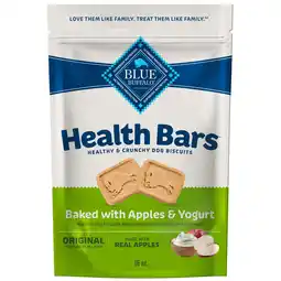 Walmart Blue Buffalo Health Bars MSF2Natural Crunchy Dog Treats Biscuits, Apple & Yogurt 16-oz Bag offer