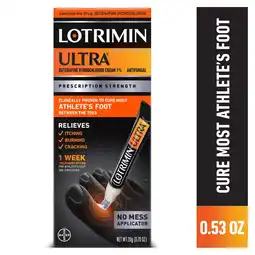 Walmart Lotrimin Ultra 1 Week Athlete's Foot Treatment Antifungal Cream, 15G Tube offer