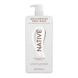 Walmart Native Cocoa Butter & Vanilla Moisturizing Body Wash 18 oz offer