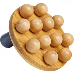 Walmart Masteelf Sandalwood Meridian Brush Massage Comb Neck and Back Massage Roller 9x9cm offer