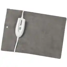 Walmart TheraCare, Heating Pad with Moist & Dry Heat, 4 Settings, 12x15 Gray offer