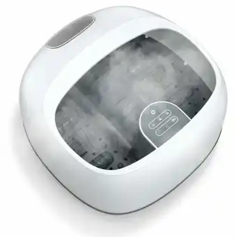 Walmart Topcobe Steam Foot Spa Massager With 3 Heating Levels and Timers, Foot Bath Soak Tub-White offer