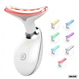 Walmart John Galt Red Light Therapy Massager for Face and Neck, 7 Color Led w/ Skin Care offer