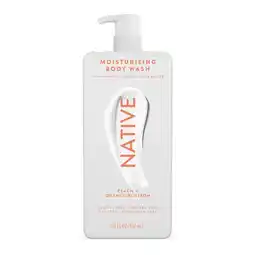 Walmart Native Peach & Orange Blossom Moisturizing Body Wash 18 oz offer