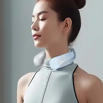 Walmart YiBai Wireless Heating Neck, Intelligent Heating Neck, 15 Stages Tissue,Blue offer