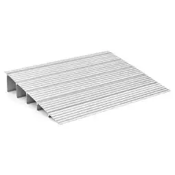 Walmart Gymax 5'' Door Threshold Ramp Aluminum Adjustable Rise Entry Ramp for Wheelchair offer