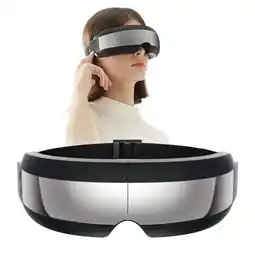 Walmart EZOO Heated Eye Massager, 5 Modes, Foldable, USB Rechargeable, Black, for Eye Strain and Relaxation offer